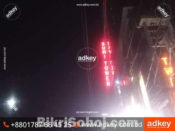 LED Sign & Acrylic Letter LED Display in Bangladesh